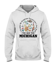 Michigan My Symptoms Hooded Sweatshirt tile