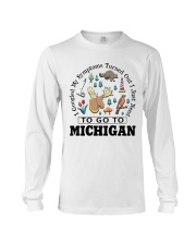 Michigan My Symptoms Long Sleeve Tee tile
