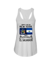 LIVE IN NEW YORK BEGAN IN EL SALVADOR Ladies Flowy Tank thumbnail