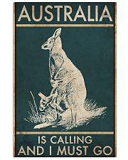 AUSTRALIA IS CALLING AND I MUST GO 11x17 Poster front