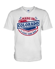 Made In Colorado A Long Time Ago V-Neck T-Shirt tile