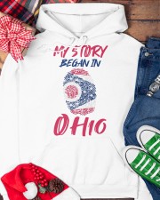 My Story Began In Ohio Hooded Sweatshirt custom-hoodie-sweatshirt-lifestyle-front-231