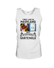 LIVE IN MARYLAND BEGAN IN GUATEMALA Unisex Tank thumbnail