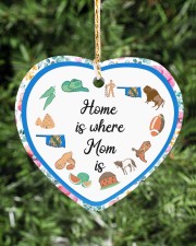 Oklahoma Home Is Where Mom Is Heart ornament - single (porcelain) aos-heart-ornament-single-porcelain-lifestyles-02