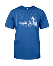 Massachusetts MA Landscape Classic T-Shirt front