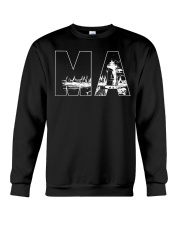 Massachusetts MA Landscape Crewneck Sweatshirt tile
