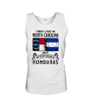 LIVE IN NORTH CAROLINA BEGAN IN HONDURAS Unisex Tank tile