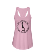 PENNSYLVANIA GIRL LIVING IN DELAWARE WORLD Ladies Flowy Tank thumbnail