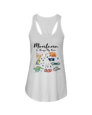Montana Is Always Home Symbols Ladies Flowy Tank tile