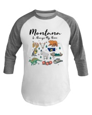 Montana Is Always Home Symbols Baseball Tee tile