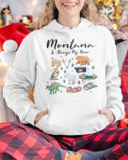 Montana Is Always Home Symbols Hooded Sweatshirt custom-hoodie-sweatshirt-lifestyle-front-211