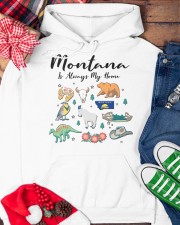 Montana Is Always Home Symbols Hooded Sweatshirt custom-hoodie-sweatshirt-lifestyle-front-231
