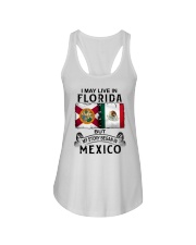 LIVE IN FLORIDA BEGAN IN MEXICO Ladies Flowy Tank tile