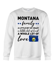 Montana Family A Little bit Of Crazy Crewneck Sweatshirt tile