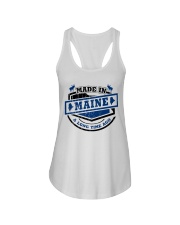 Made In Maine A Long Time Ago Ladies Flowy Tank tile