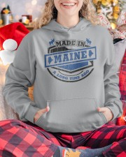 Made In Maine A Long Time Ago Hooded Sweatshirt custom-hoodie-sweatshirt-lifestyle-front-211