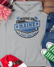 Made In Maine A Long Time Ago Hooded Sweatshirt custom-hoodie-sweatshirt-lifestyle-front-231