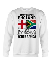LIVE IN ENGLAND BEGAN IN SOUTH AFRICA Crewneck Sweatshirt tile