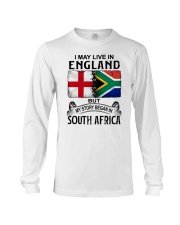 LIVE IN ENGLAND BEGAN IN SOUTH AFRICA Long Sleeve Tee tile