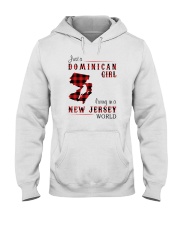 DOMINICAN GIRL LIVING IN JERSEY WORLD Hooded Sweatshirt tile