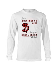 DOMINICAN GIRL LIVING IN JERSEY WORLD Long Sleeve Tee tile