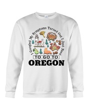 Oregon My Symptoms Crewneck Sweatshirt tile