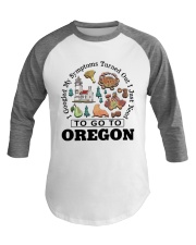 Oregon My Symptoms Baseball Tee tile