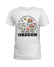 Oregon My Symptoms Ladies T-Shirt tile