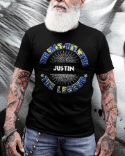 Personalized Name Gift Oregon The Man The Myth Classic T-Shirt apparel-classic-tshirt-lifestyle-front-266