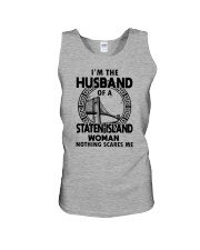 I'M THE HUSBAND OF A STATEN ISLAND WOMAN Unisex Tank tile