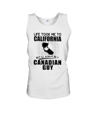 CANADIAN GUY LIFE TOOK TO CALIFORNIA Unisex Tank thumbnail