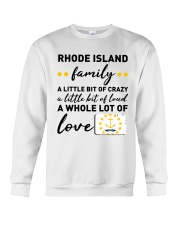 Rhode Island Family A Little bit Of Crazy Crewneck Sweatshirt tile