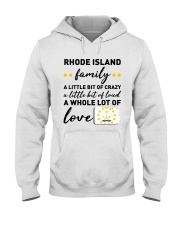 Rhode Island Family A Little bit Of Crazy Hooded Sweatshirt tile