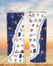 Indiana Flag And Symbols 20oz Glitter Tumbler aos-glitter-tumbler-straight-shape-20oz-lifestyle-front-04a