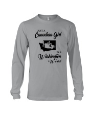 JUST A CANADIAN GIRL IN A WASHINGTON WORLD Long Sleeve Tee thumbnail