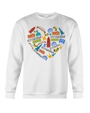 Pittsburgh Heart Symbols Crewneck Sweatshirt tile
