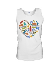 Pittsburgh Heart Symbols Unisex Tank tile