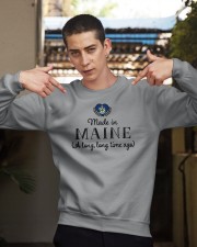 MADE IN MAINE A LONG LONG TIME AGO Crewneck Sweatshirt apparel-crewneck-sweatshirt-lifestyle-04