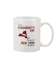 MASSACHUSETTS GIRL LIVING IN NEW YORK WORLD Mug thumbnail