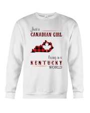 CANADIAN GIRL LIVING IN KENTUCKY WORLD Crewneck Sweatshirt thumbnail