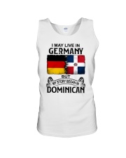 LIVE IN GERMANY BEGAN IN DOMINICAN Unisex Tank tile