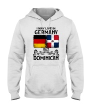 LIVE IN GERMANY BEGAN IN DOMINICAN Hooded Sweatshirt tile