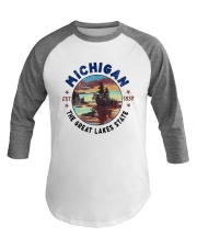 Michigan Nickname State Baseball Tee tile