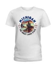 Michigan Nickname State Ladies T-Shirt tile