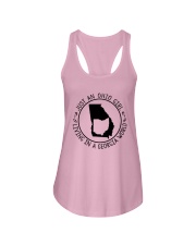 OHIO GIRL LIVING IN GEORGIA WORLD Ladies Flowy Tank thumbnail