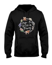 Life Is Better In Texas Hooded Sweatshirt tile