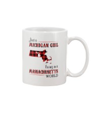 MICHIGAN GIRL LIVING IN MASSACHUSETTS WORLD Mug thumbnail