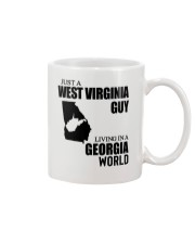 JUST A WV GUY LIVING IN GEORGIA WORLD Mug thumbnail