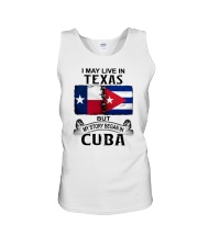 LIVE IN TEXAS BEGAN IN CUBA Unisex Tank thumbnail