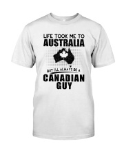 CANADIAN GUY LIFE TOOK TO AUSTRALIA Classic T-Shirt tile